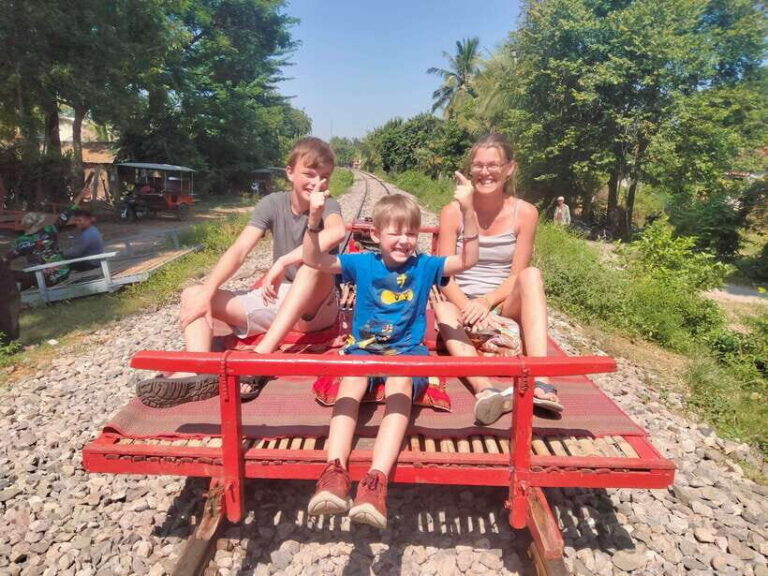 Afternoon Tour: Bamboo Train, Killing Cave &Bat Cave - Getting Your Bearings: Shrine, Suspension Bridge, and River Villages