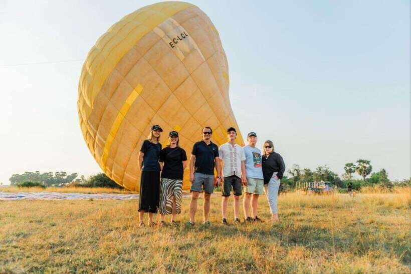 Angkor Stunning Hot Air Balloon - The flight itself: smooth air and a calm basket