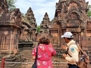 Banteay Srei, Beng Mealea and Kulen Mountain with Picnic - Morning start: hotel pickup, palm cake tasting, and the first short walk
