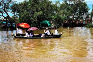 Floating Village-Mangrove Forest Private Tonle Sap Lake Boat Tour - Timing and logistics: a 7–9 hour day with multiple switches
