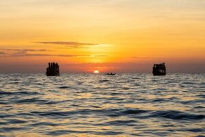 Floating Village Sunset Boat Vespa Tour / Tuk Tuk Available - Chreav farms: where you see how people make a living