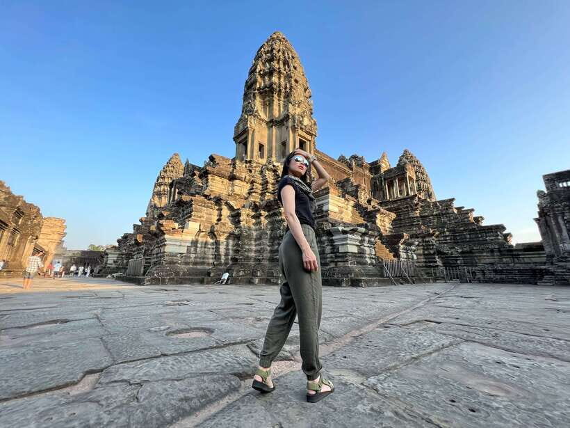 From Siem Reap: Angkor Wat and Floating Village 3-Day Trip - Day 1: Angkor Thom First, Angkor Wat Lunch Nearby, and a Phnom Bakheng Sunset Option