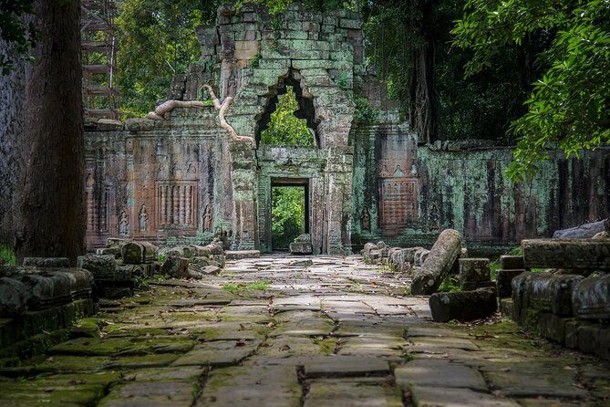 Full-Day Angkor Wat Sunrise Private Tour with Guide from Siem Reap - Angkor Wat Sunrise and the Main Entrance Climb