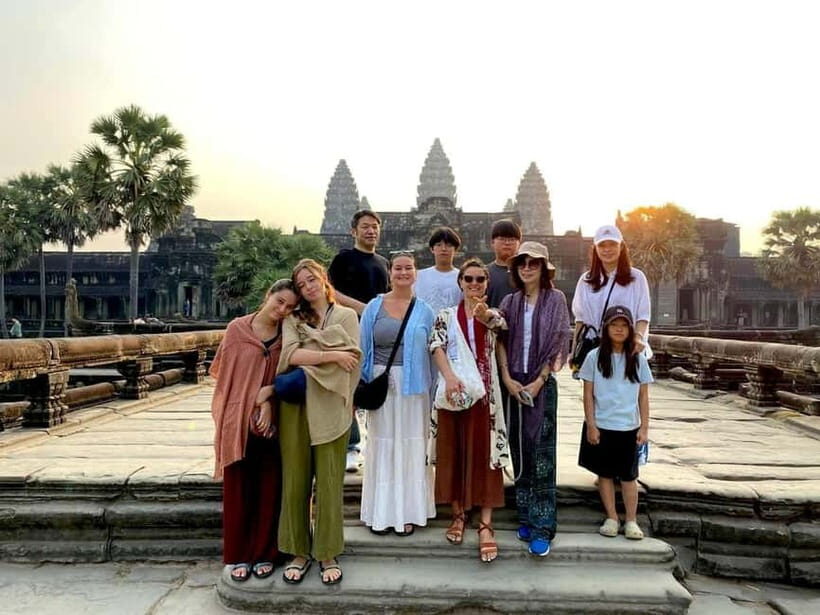 Full-Day Explore Angkor Temples Sunset Tour (with Lunch) - Getting there: pickup, minivan comfort, and what to pack