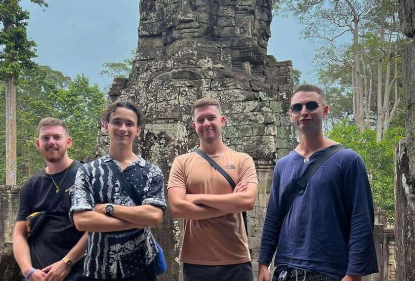 Siem Reap: Angkor Wat Sunrise and Full-Day Sightseeing Tour - Bayon and Angkor Thom: Buddha faces watching from every corner