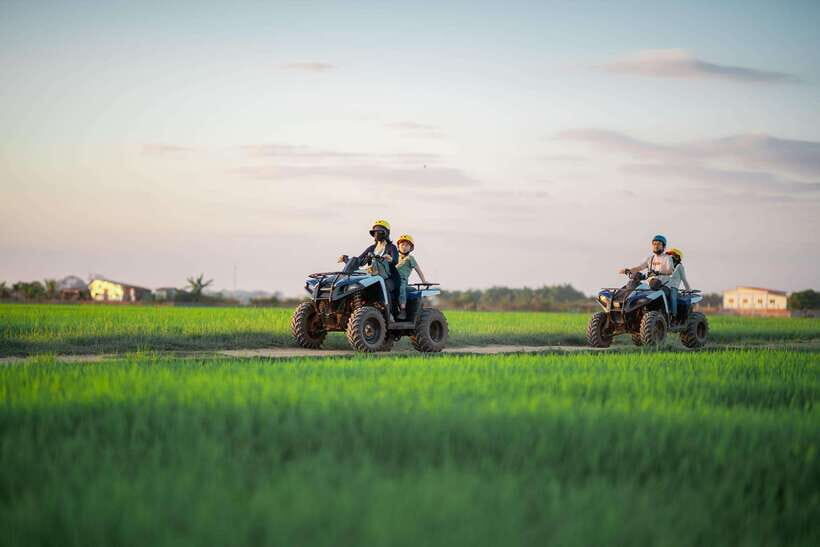 Siem Reap: Countryside Khmer village Tour by Quad Bike & ATV - ATV basics in Siem Reap: helmets, Polaris Trailboss 330, and real-world safety