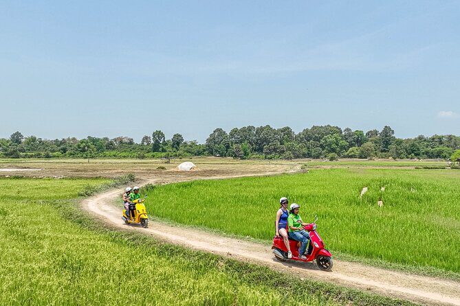 Siem Reap: Countryside Vespa Tour / Tuk Tuk Available - The first big stop: Khmer Buddhism at an old temple