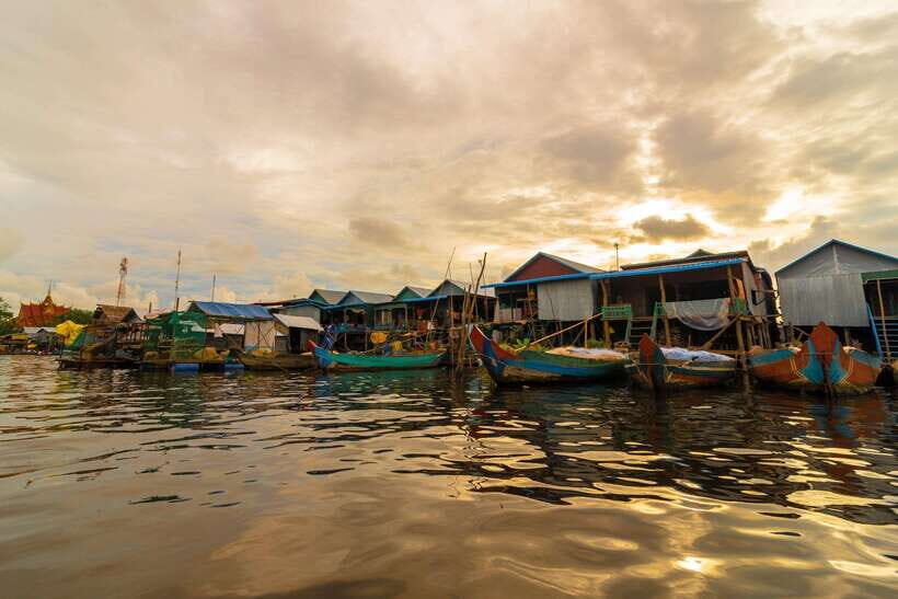 Siem Reap Floating Village Tour, Kompong Phluk Tour - Pickup timing: the 5-hour ride that starts early afternoon