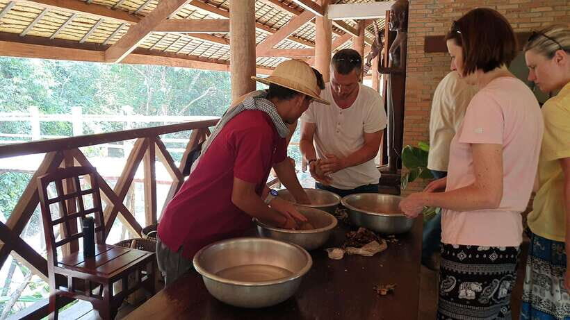 Siem Reap: Small Group Tour of Kulen Elephant Forest - The forest walk: following them through plants and shifting light