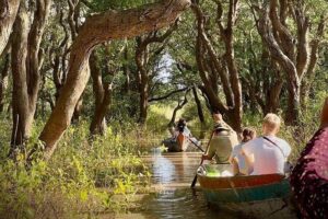 Sunset tour of Kampong Phluk stilts home village on the Tonle Sap - Pickup, AC van, and open-air boat: the ride plan that shapes the day